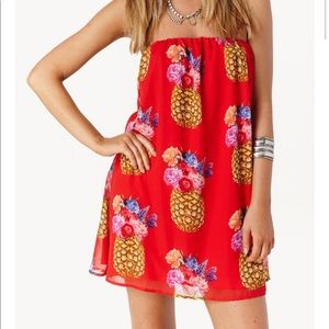 Show Me Your Mumu Pineapple Lorraine Tube Dress M